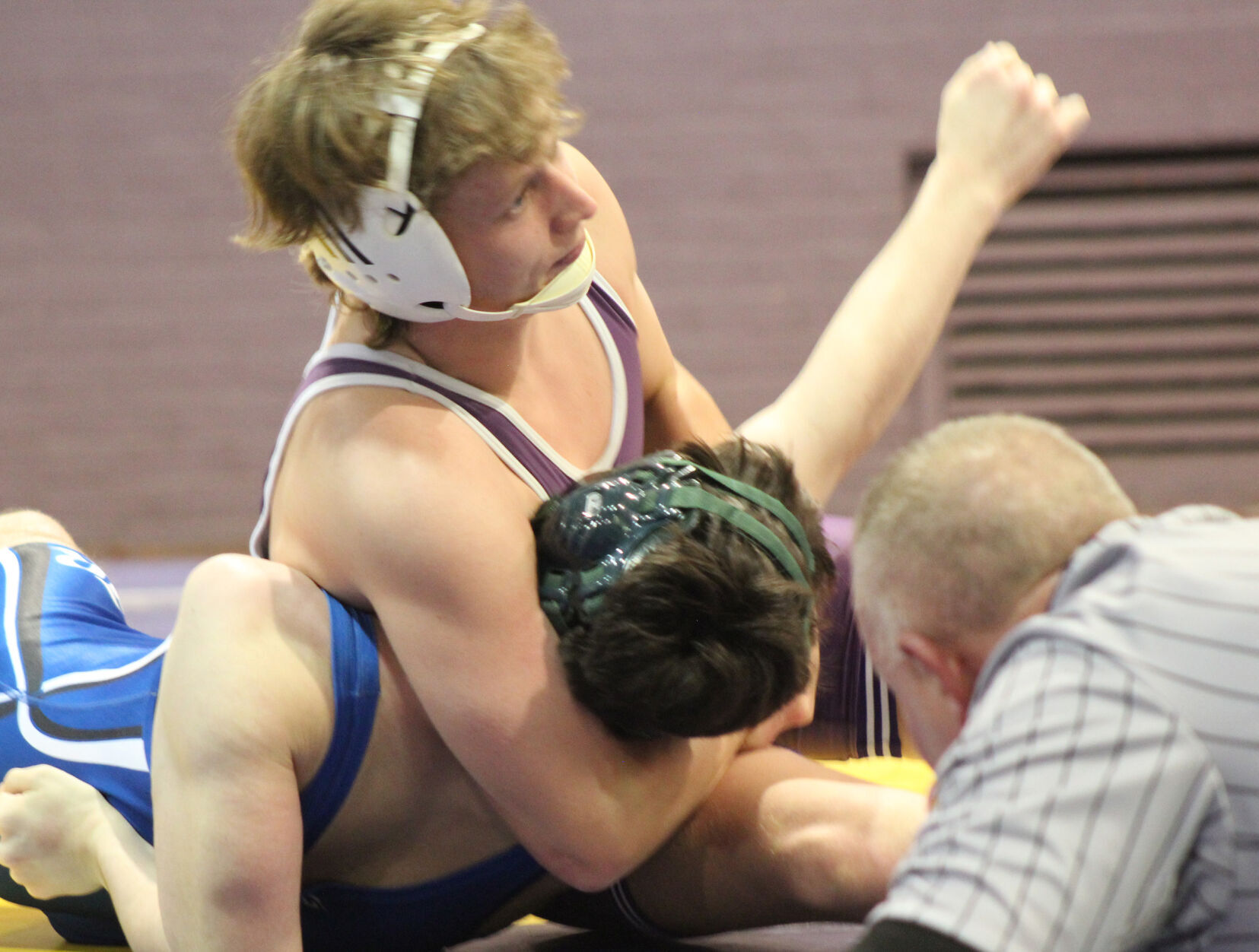 Tallassee honors wrestling seniors, easily defeats Reeltown and Beulah